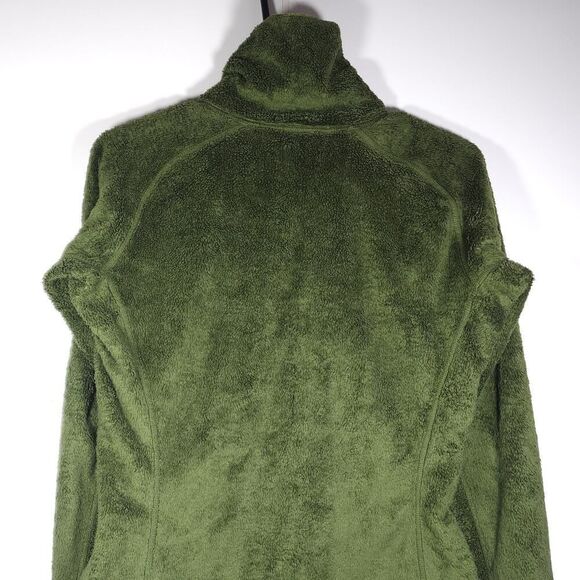 Mountain Hardwear Women's Sz Small Green Turtleneck Fleece Sweater Pullover - Picture 8 of 11